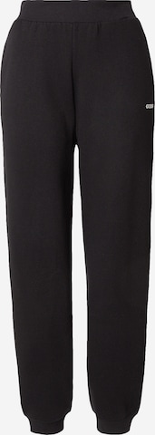 GUESSTapered Sportske hlače 'NAT' - crna boja: prednji dio