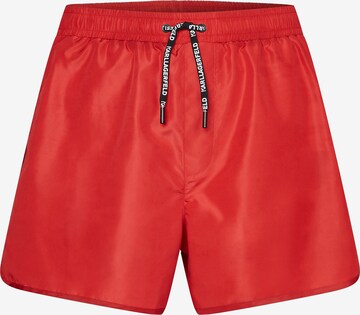 Karl Lagerfeld Kratke kopalne hlače | rdeča barva: sprednja stran
