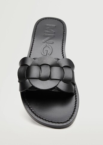 MANGO Mules 'River' in Black