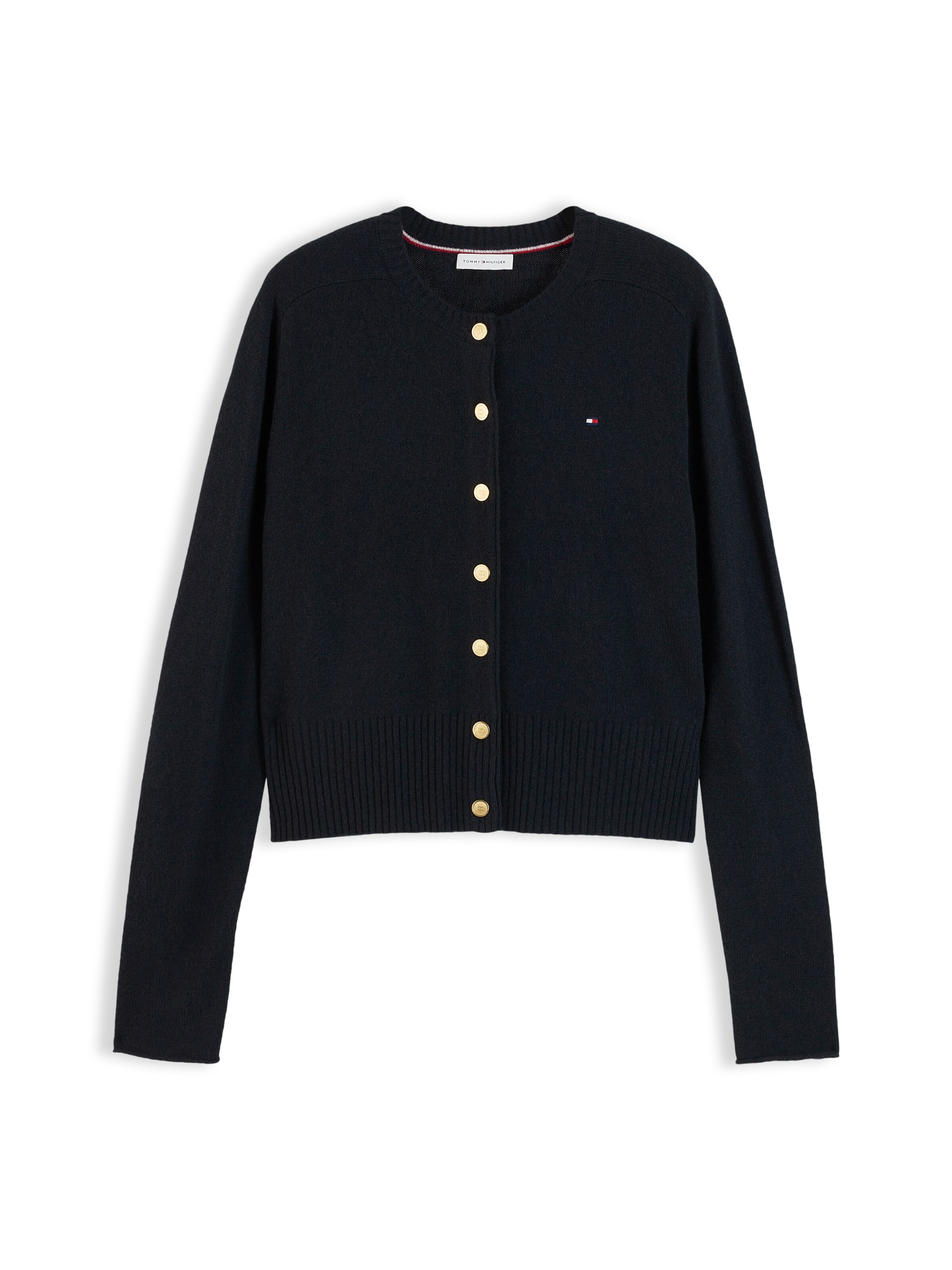 Cardigan TOMMY HILFIGER en noir : devant