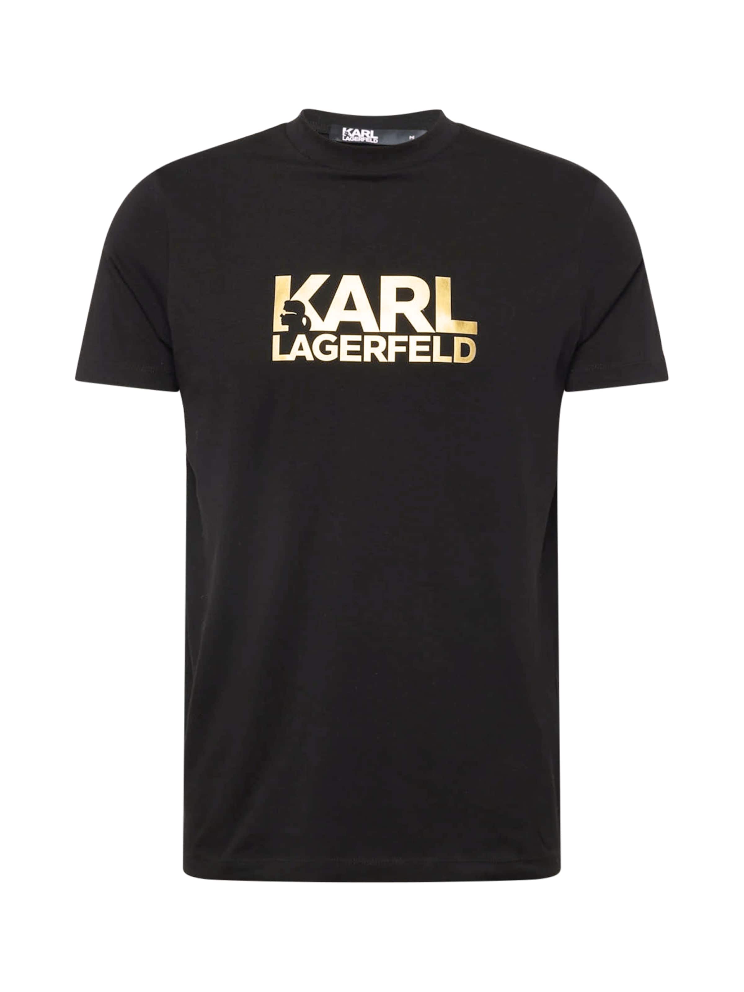 Karl Lagerfeld Тениска в черно: отпред