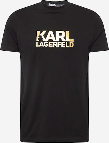 juoda Karl Lagerfeld Marškinėliai: priekis