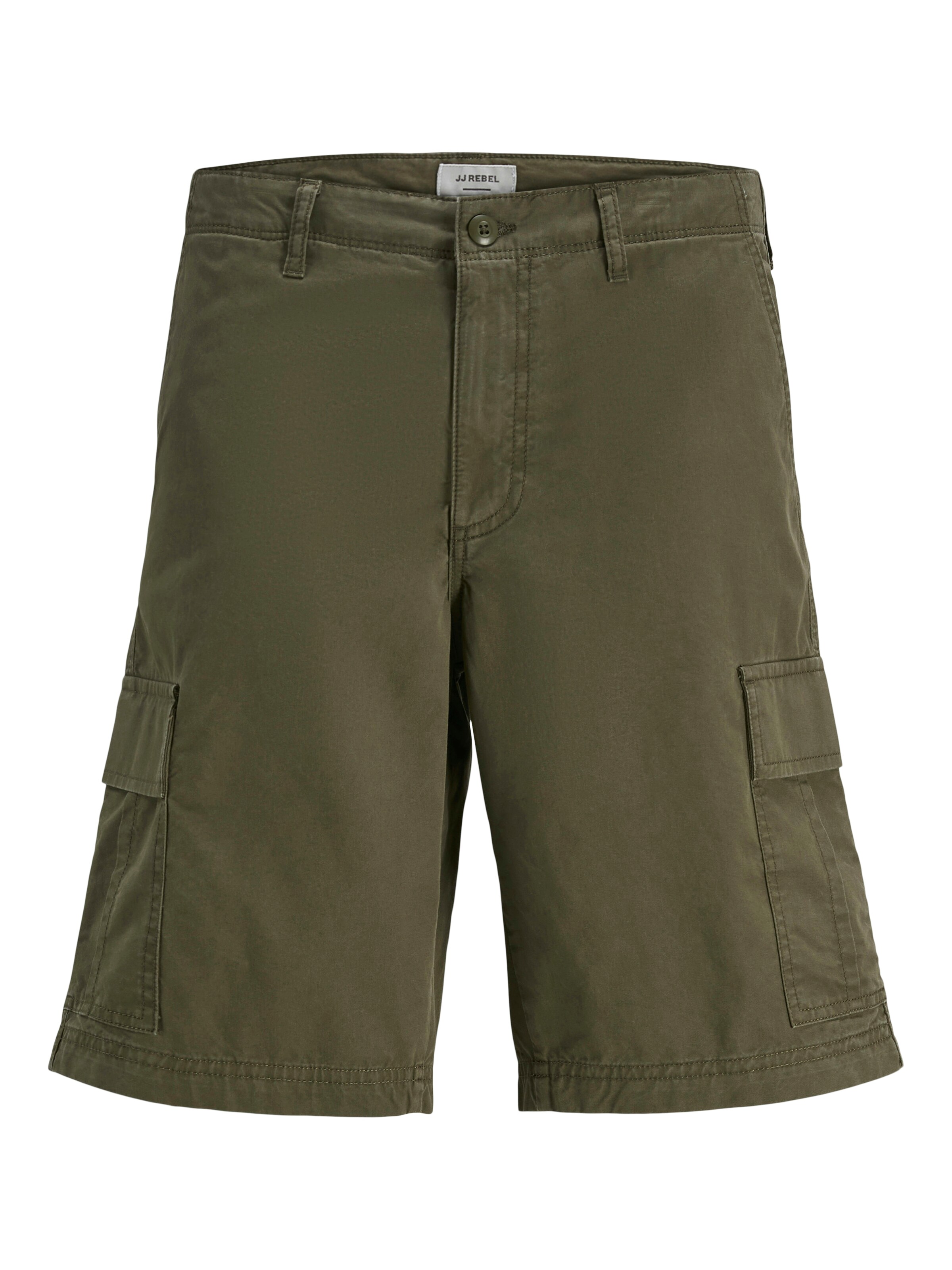 JJ Rebel tavaline Klapptaskutega püksid 'JREBCARLOS', värv roheline