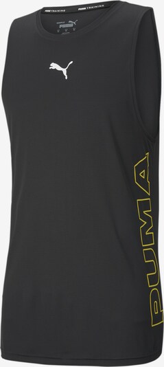 PUMA Top in gelb / weiß, Produktansicht
