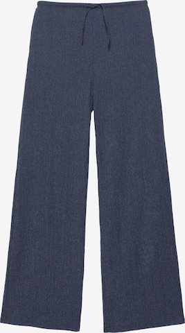 Pull&Bear Široký strih Nohavice - Modrá: predná strana