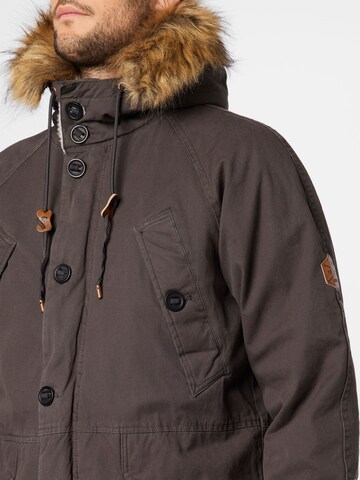 INDICODE JEANS Parka 'Fann' in Grau