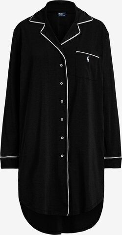 Polo Ralph Lauren Nachthemd ' Sleepshirt ' in Zwart: voorkant