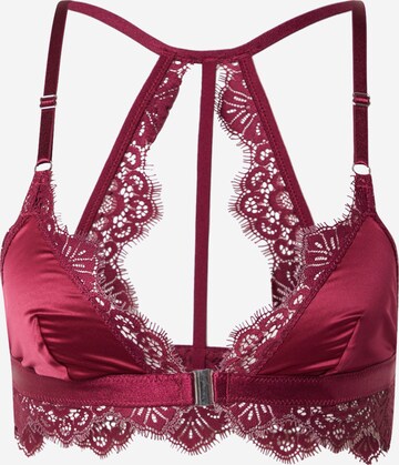 ABOUT YOU x hunkemöller Triangle Bra 'Violet' in Red: front