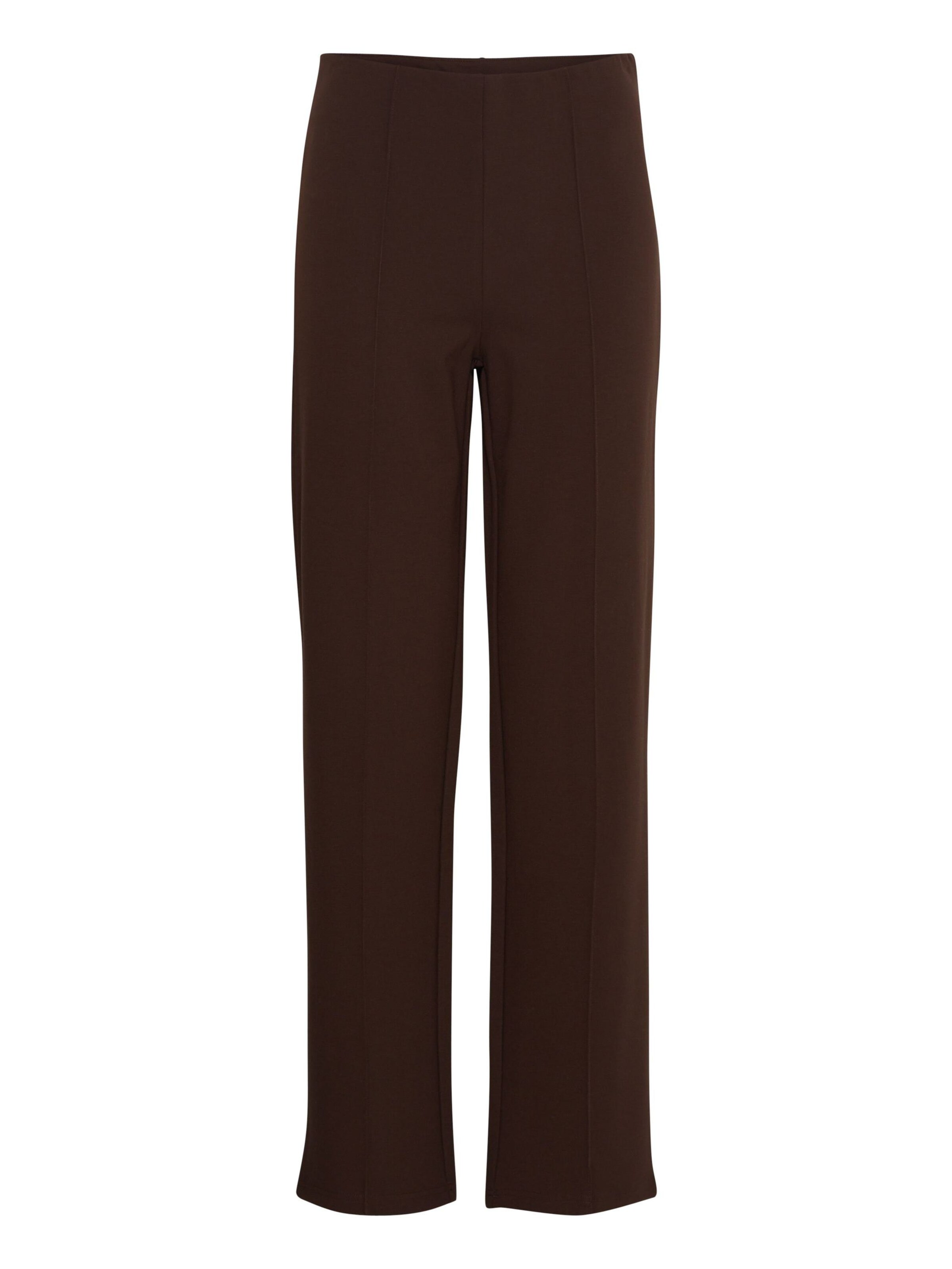 Regular Pantalon à plis 'PARRIN' b.young en marron : devant