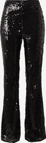 Lindex Flared Pants in Black: front