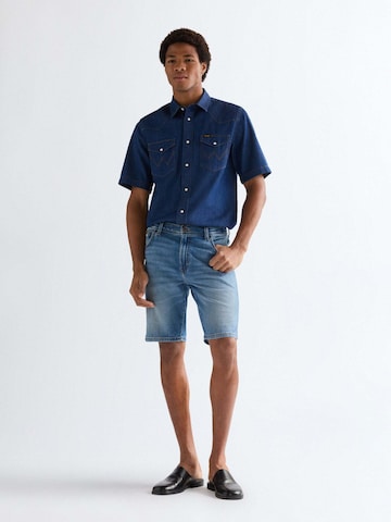 WRANGLER Regular Farkut 'Texas' värissä sininen