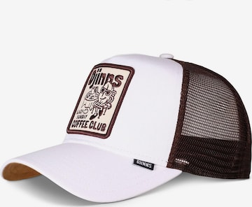 DJINNS Pet 'HFT Coffee' in Wit: voorkant