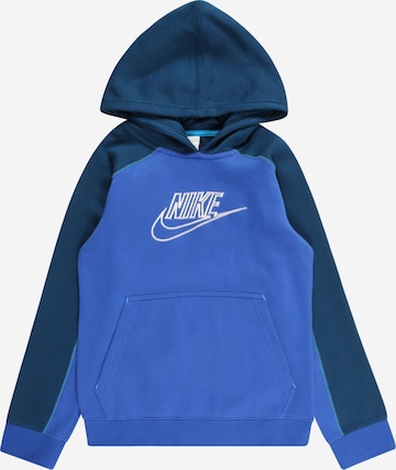 Nike Sportswear Sweatshirt in Blauw: voorkant