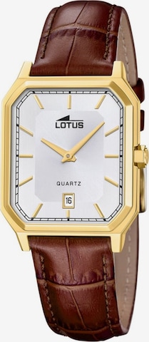Lotus Analogové hodinky 'Date watch Square Series' – stříbrná: přední strana