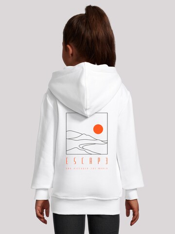 F4NT4STIC Sweatshirt 'Escape Discover the World Landscape' in White