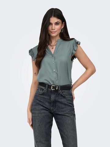 ONLY Blouse 'ONLROSELLA' in Groen: voorkant