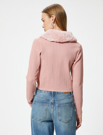 Koton Gebreid vest in Roze