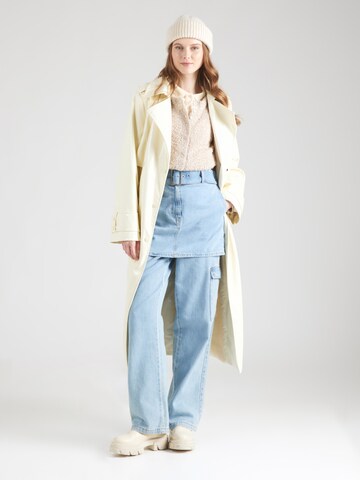 TOPSHOP Gebreid vest in Beige