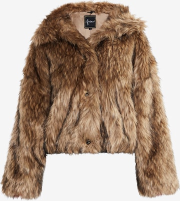 faina Winter Jacket 'Minya' in Brown: front