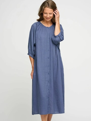 moshi moshi mind Jurk 'May' in Blauw: voorkant