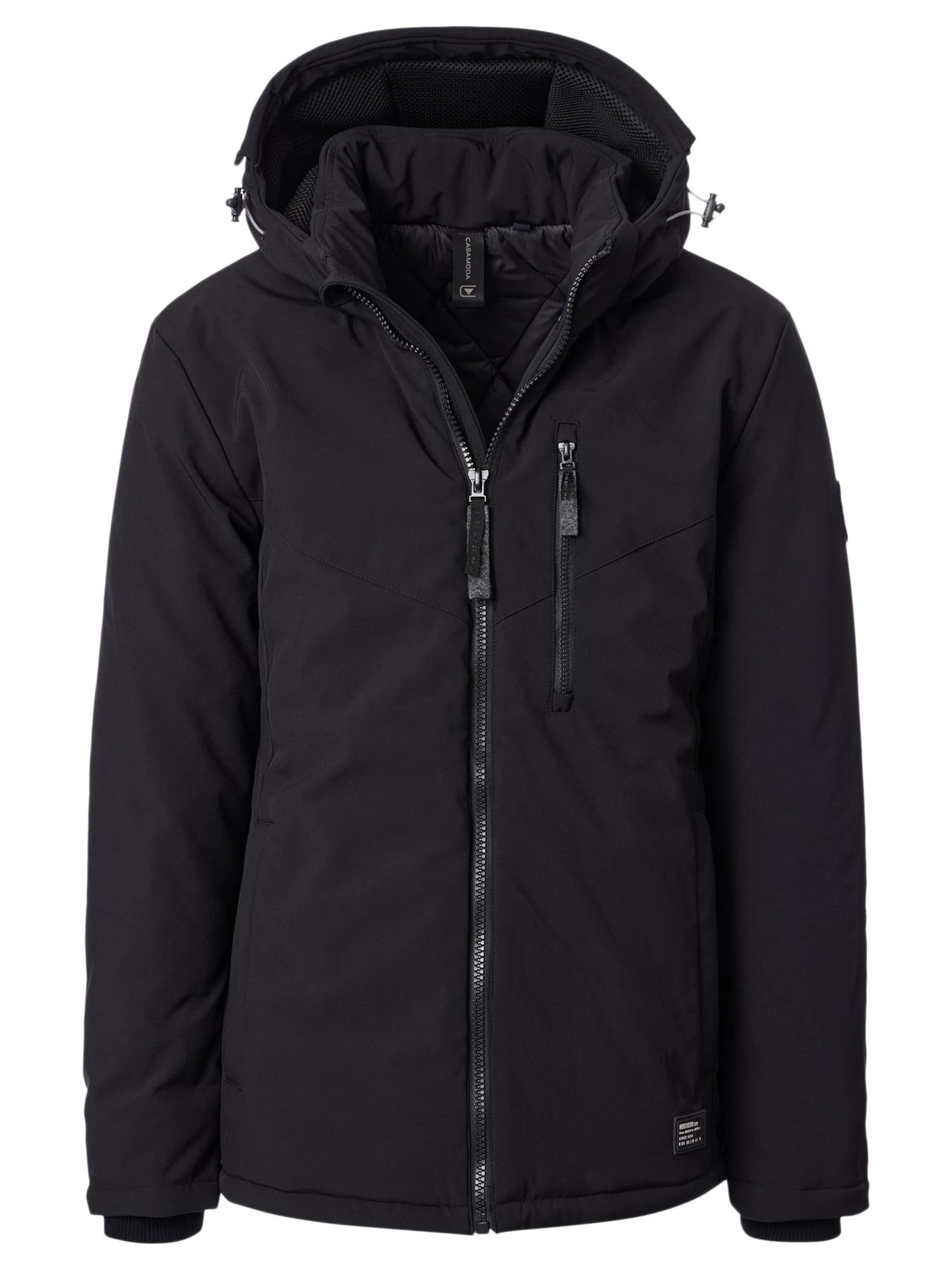 CASAMODA Übergangsjacke 'Basic'‌‌‌‌‌‌‌‌‌‌ in Schwarz: Vorderseite