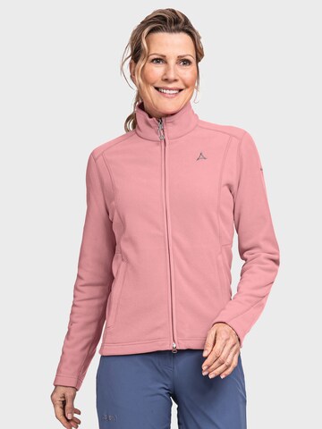 Schöffel Funktionsfleecejacke 'Leona3' in Pink: Vorderseite