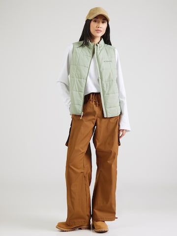 COLUMBIA Športen telovnik 'Sienna Hill' | zelena barva