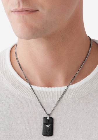 Emporio Armani Ketting in Zilver: voorkant