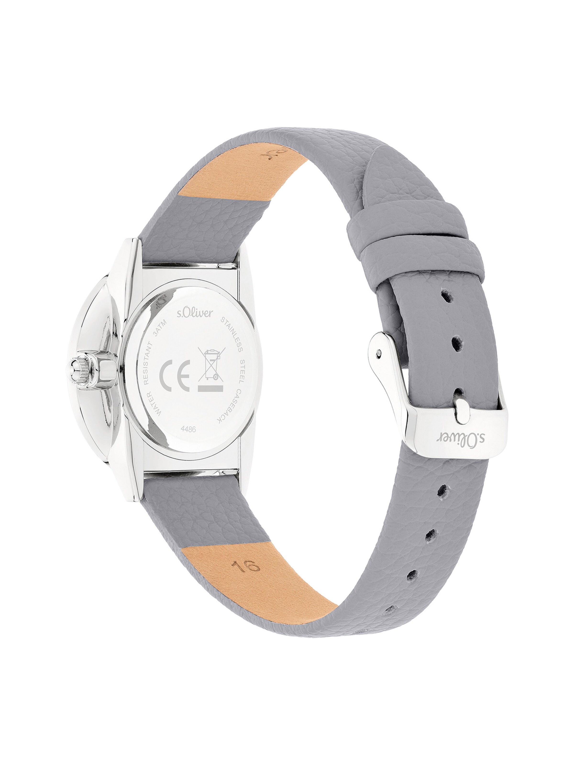 s.Oliver Analog Watch in Grey