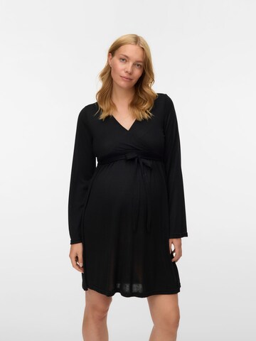 MAMALICIOUS Mekko 'MLMAEVE TESS' värissä musta: etupuoli