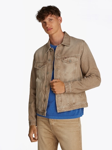 Tommy Jeans Jacke 'RYAN' in Braun: Vorderseite