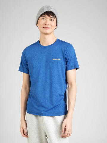 COLUMBIA Functioneel shirt 'Kwick Hike' in Blauw: voorkant