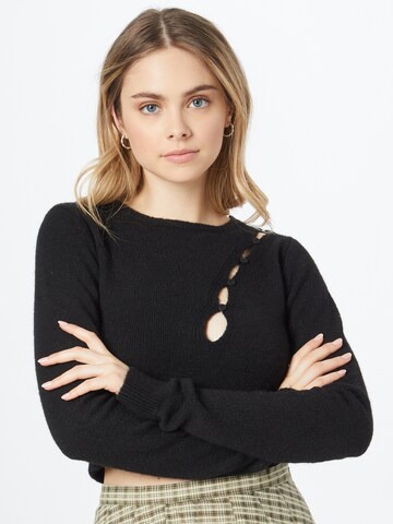 NA-KD Pullover in Schwarz: predná strana