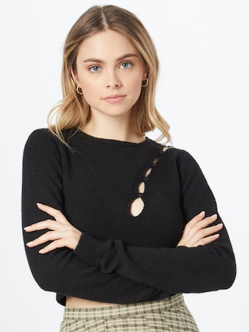 NA-KD Pullover in Schwarz: predná strana