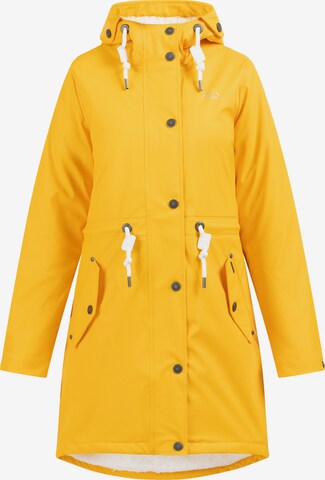 ICEBOUND Raincoat in Yellow: front