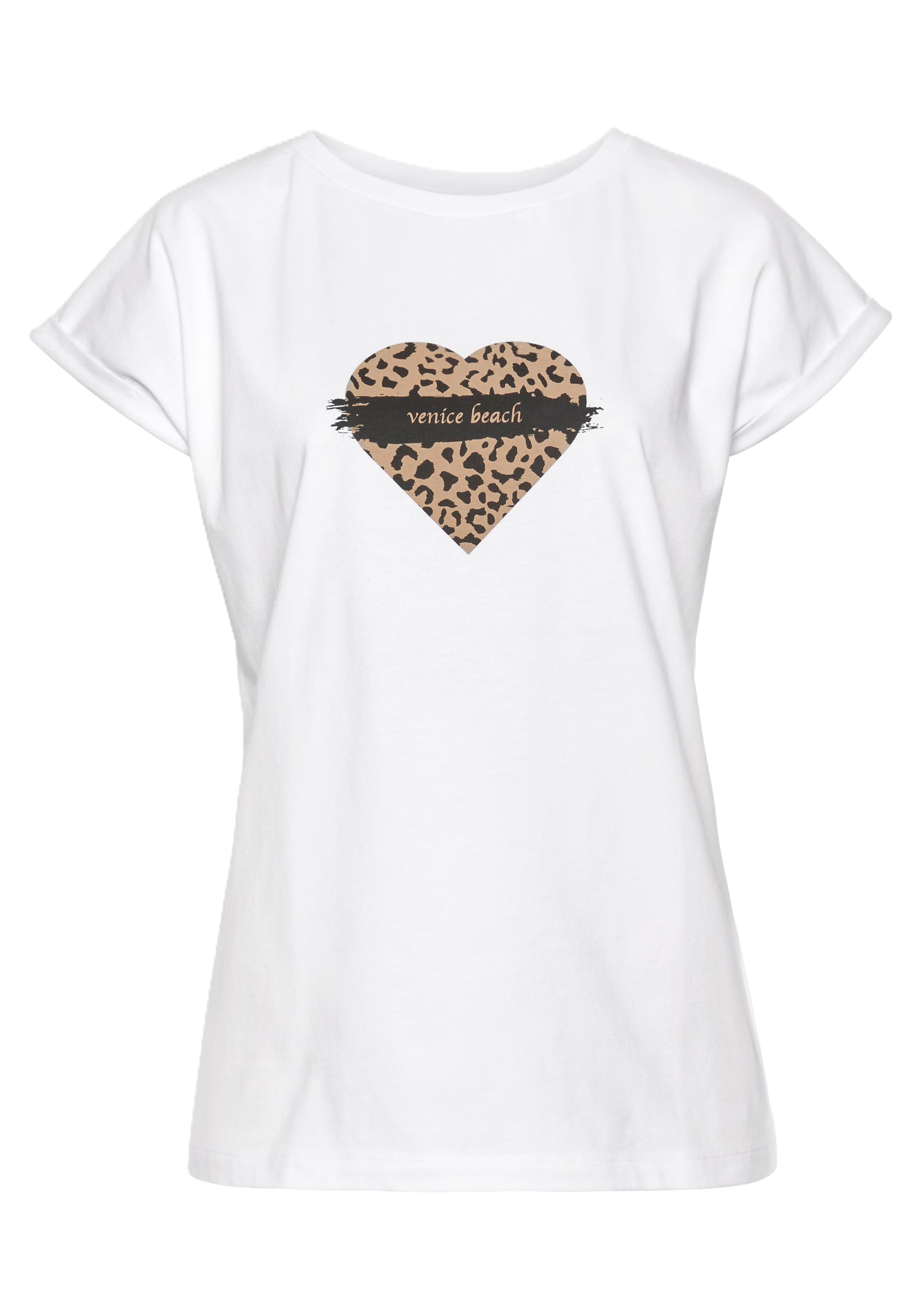 VENICE BEACH Shirt in Weiß: Vorderseite