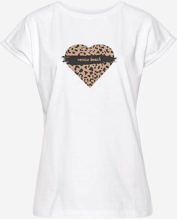 VENICE BEACH Shirt in Weiß: Vorderseite