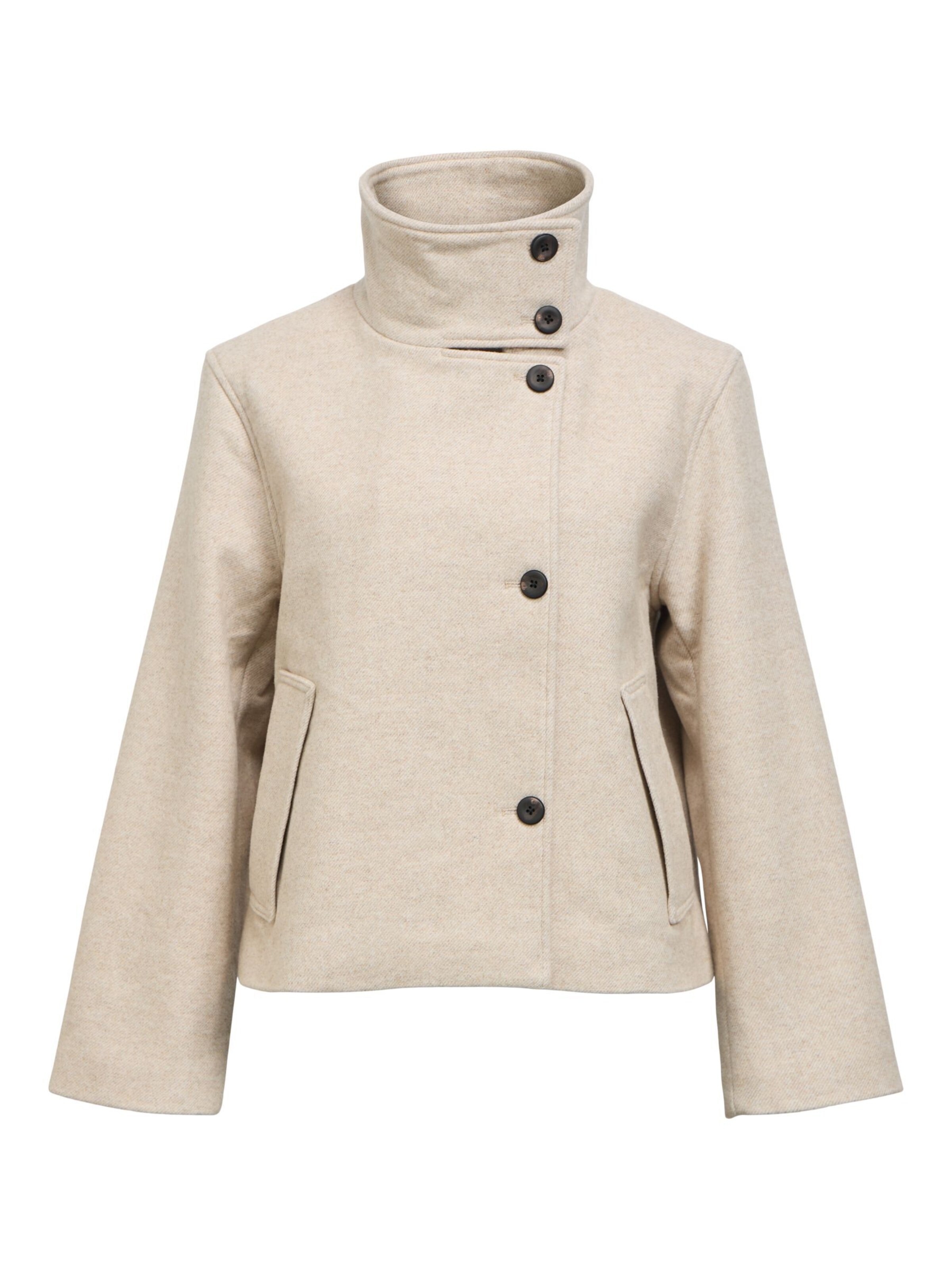 OBJECT Tussenjas 'OBJRiki' in Beige: voorkant