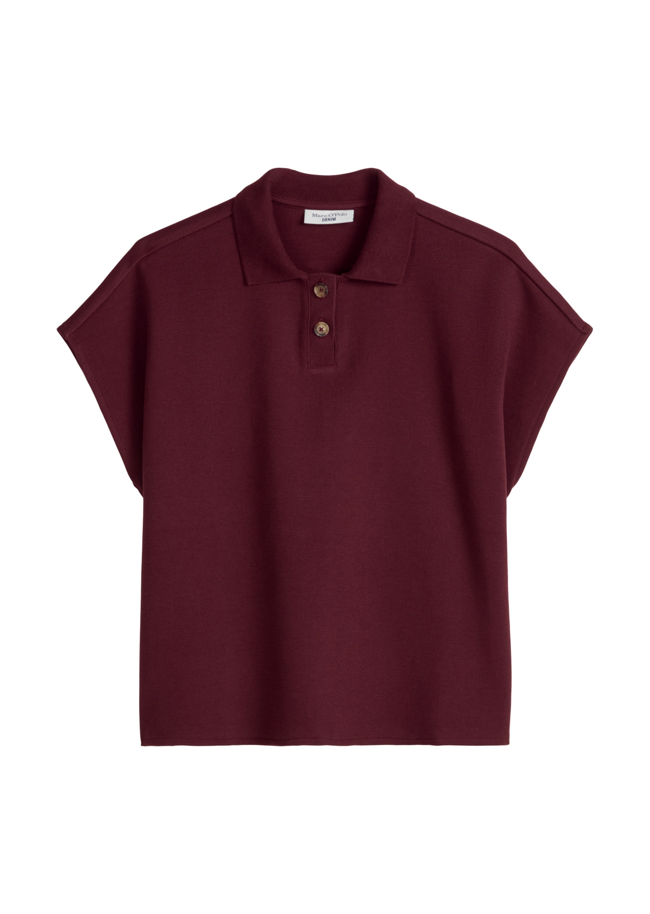 Marc O'Polo DENIM Poloshirt in Rot: Vorderseite