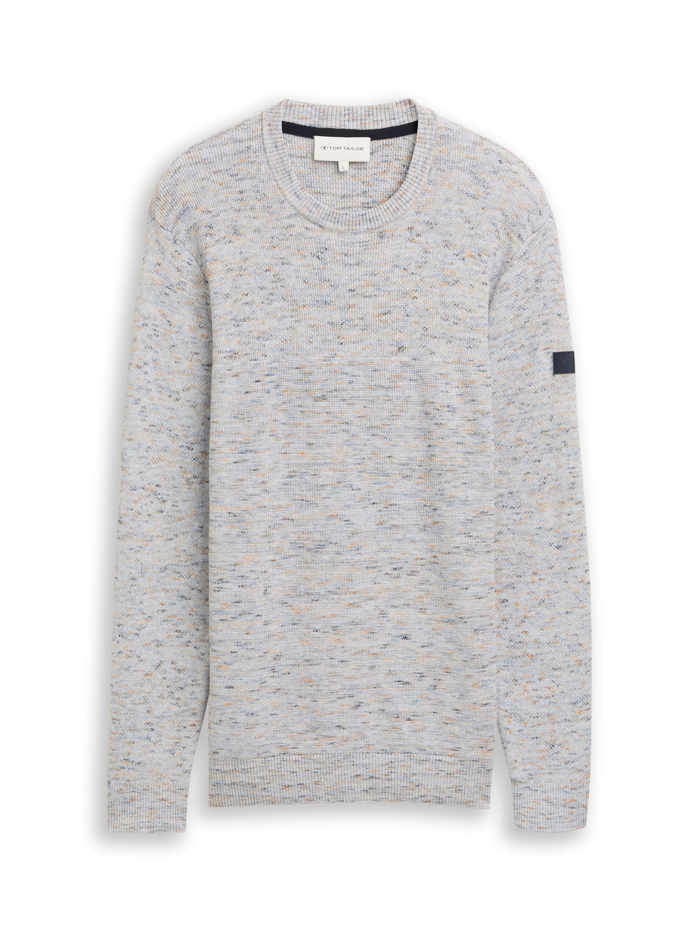 TOM TAILOR Pullover in Grau: Vorderseite