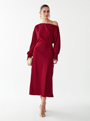 Willa - Vestido de festa 'Diara' em vermelho