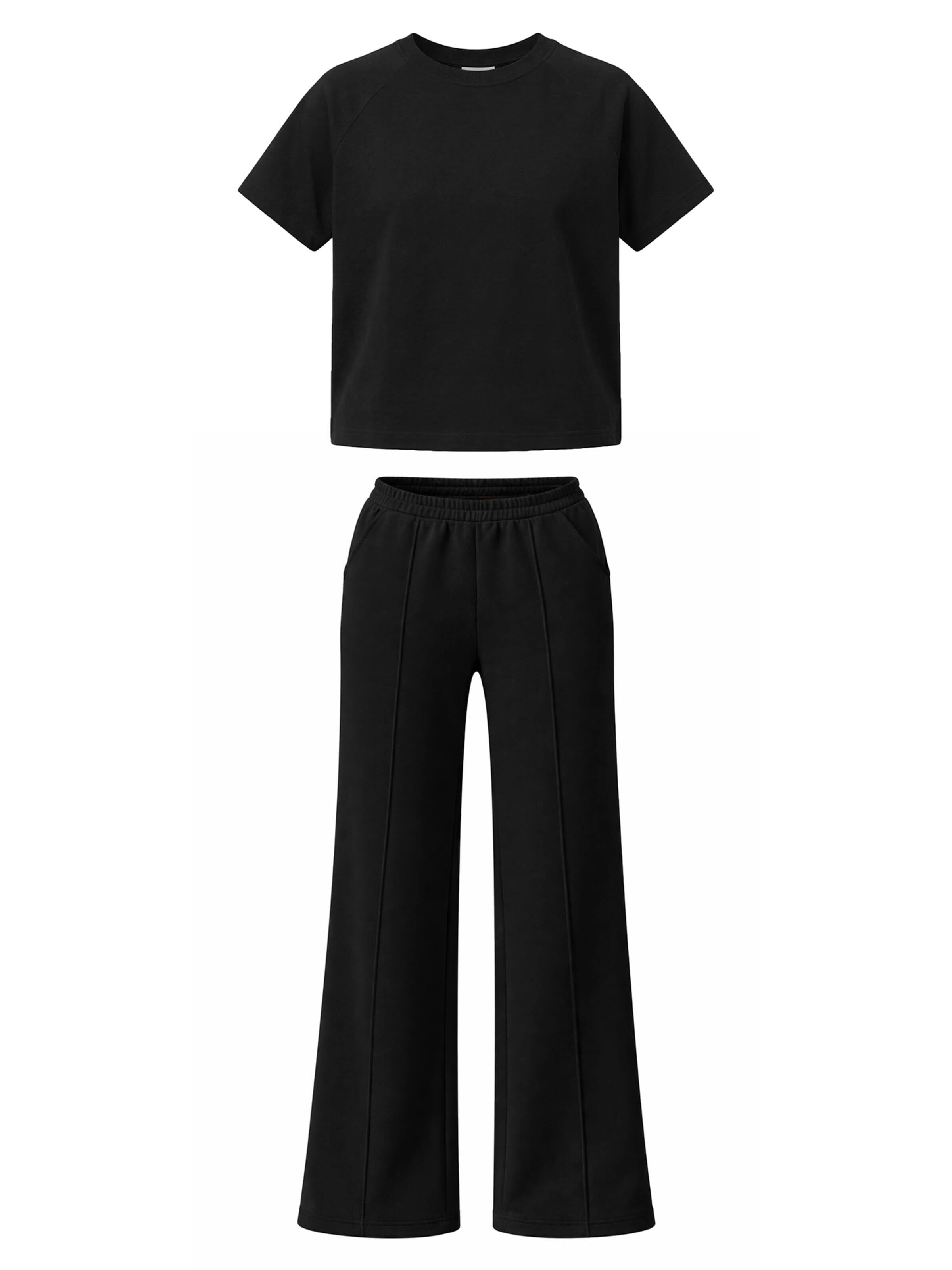 Vivisence Sweat suit '9209 Set' in Black: front