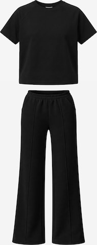 Vivisence Sweat suit '9209 Set' in Black: front