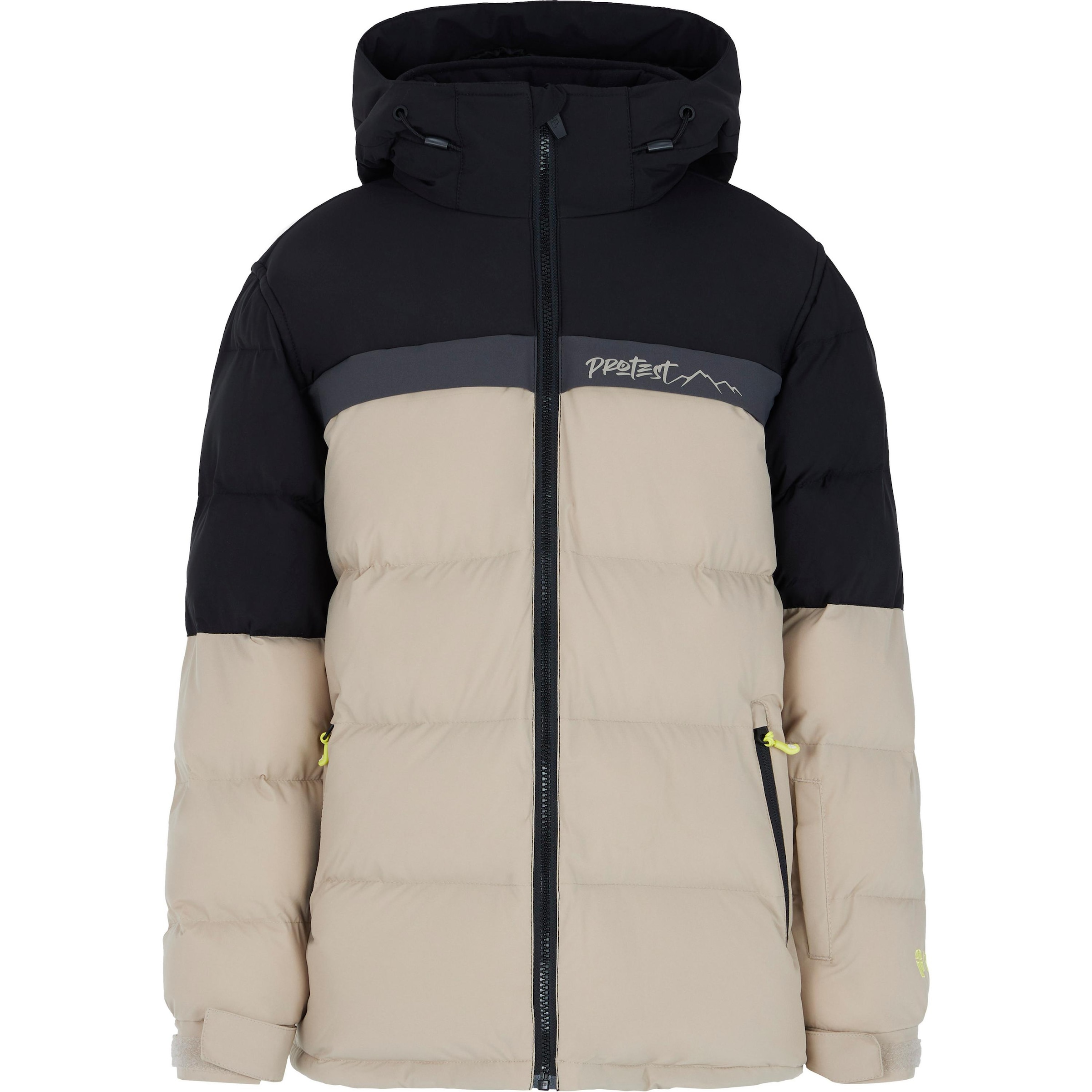 PROTEST Sportjacke 'Mack Jr'‌‌‌‌‌‌ in Beige: Vorderseite