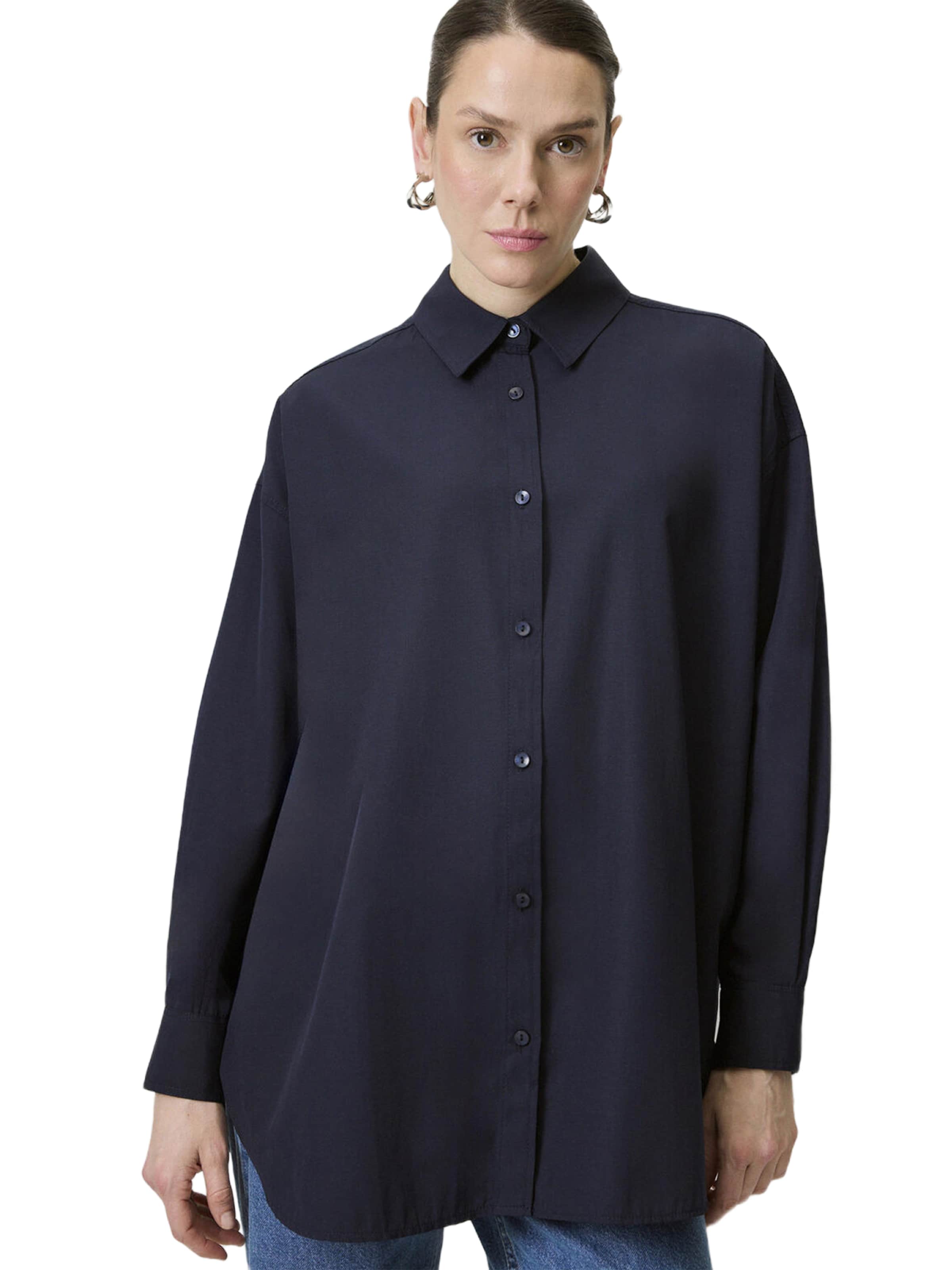 Touche Prive Blouse in Blauw: voorkant