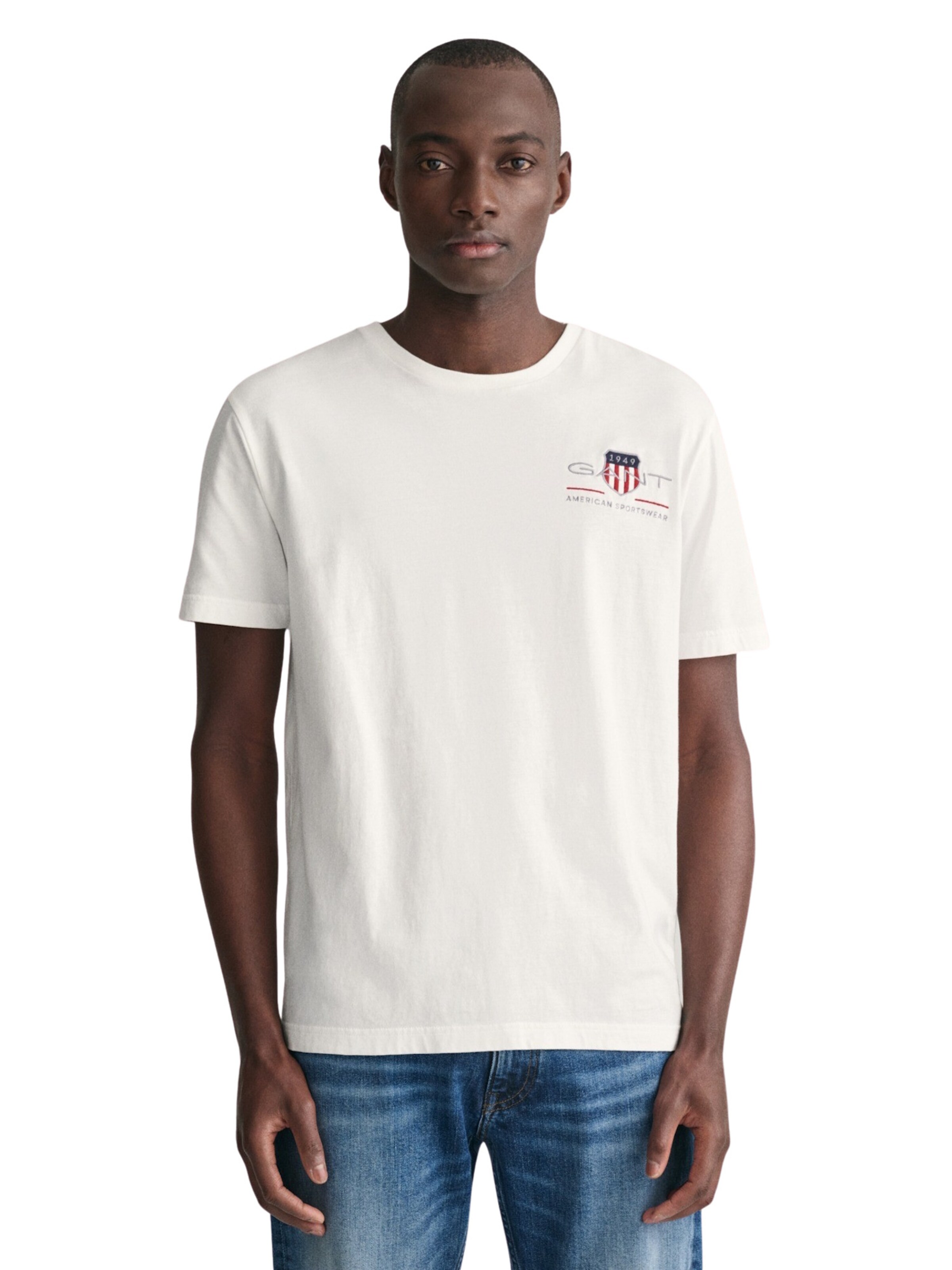 Maglietta di GANT in bianco