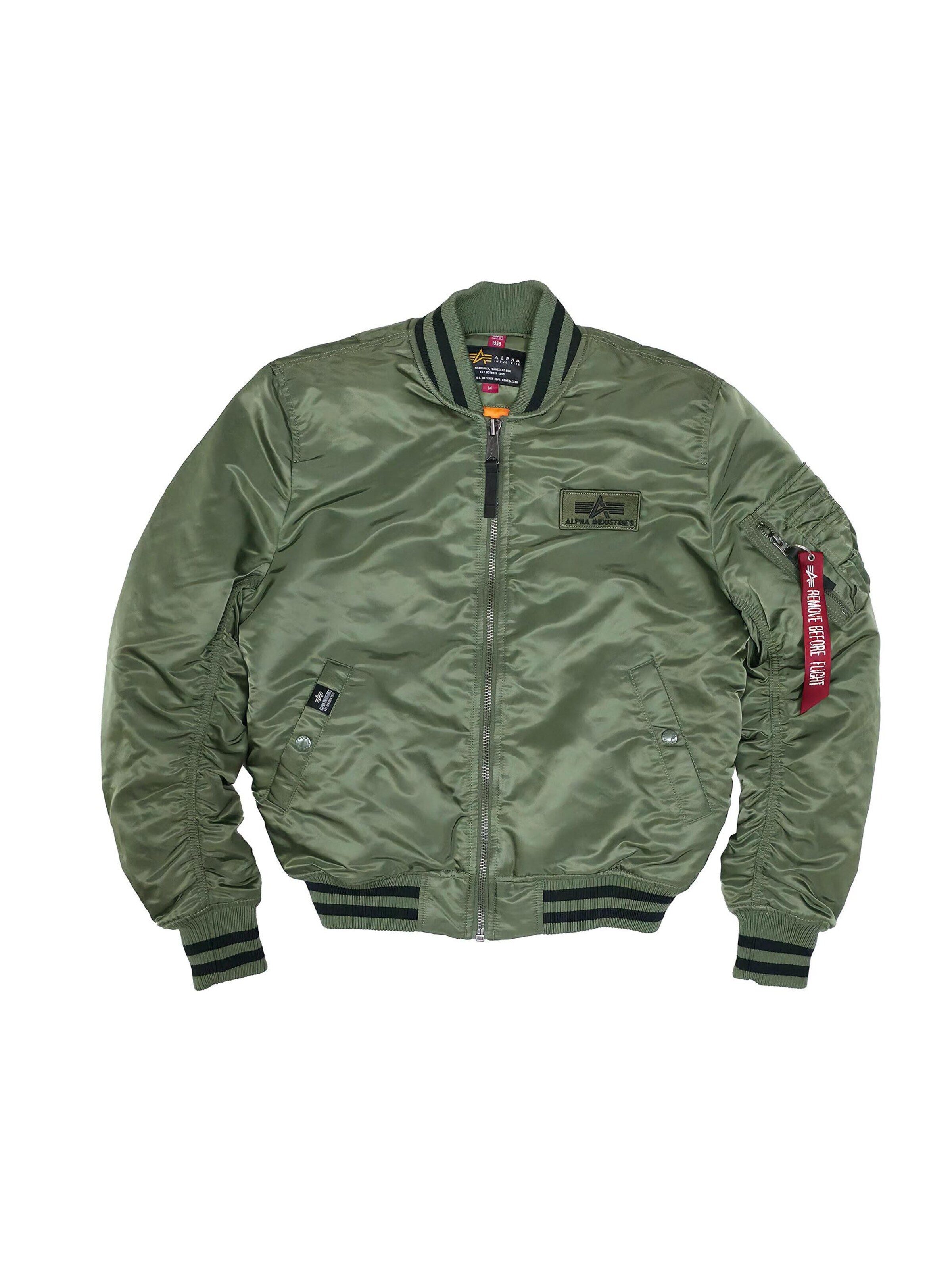 ALPHA INDUSTRIES Between-Season Jacket 'FN' in S in Green, Item view
