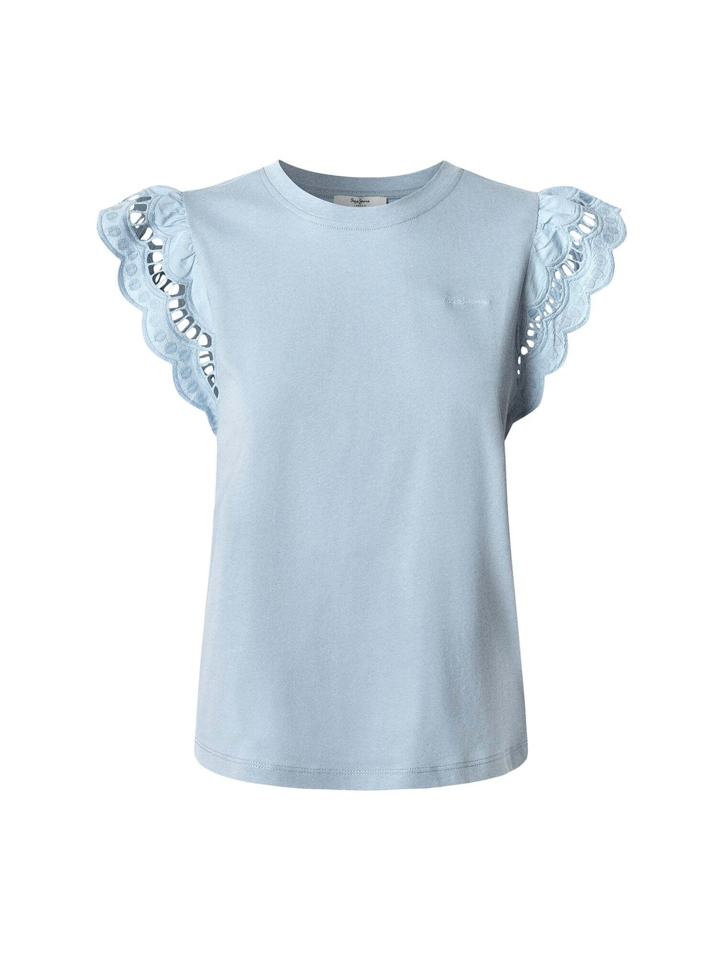 T-shirt 'Vic' Pepe Jeans en bleu : devant