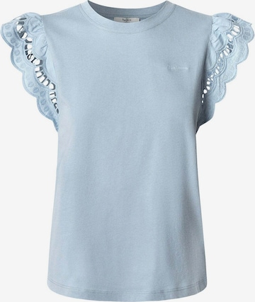 T-shirt 'Vic' Pepe Jeans en bleu : devant