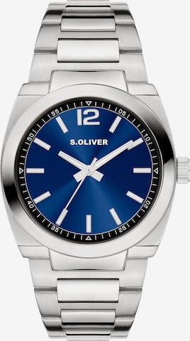Montre à affichage analogique 'Modern & Zeitlos' s.Oliver en argent : devant